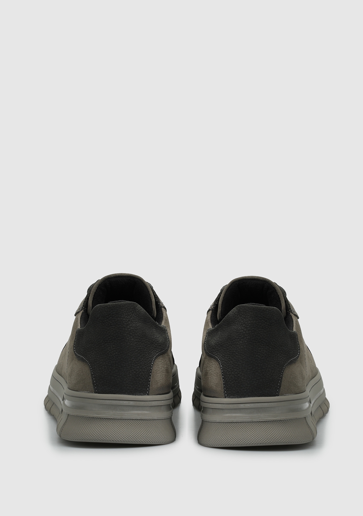 Gri Deri Erkek Ayakkabı