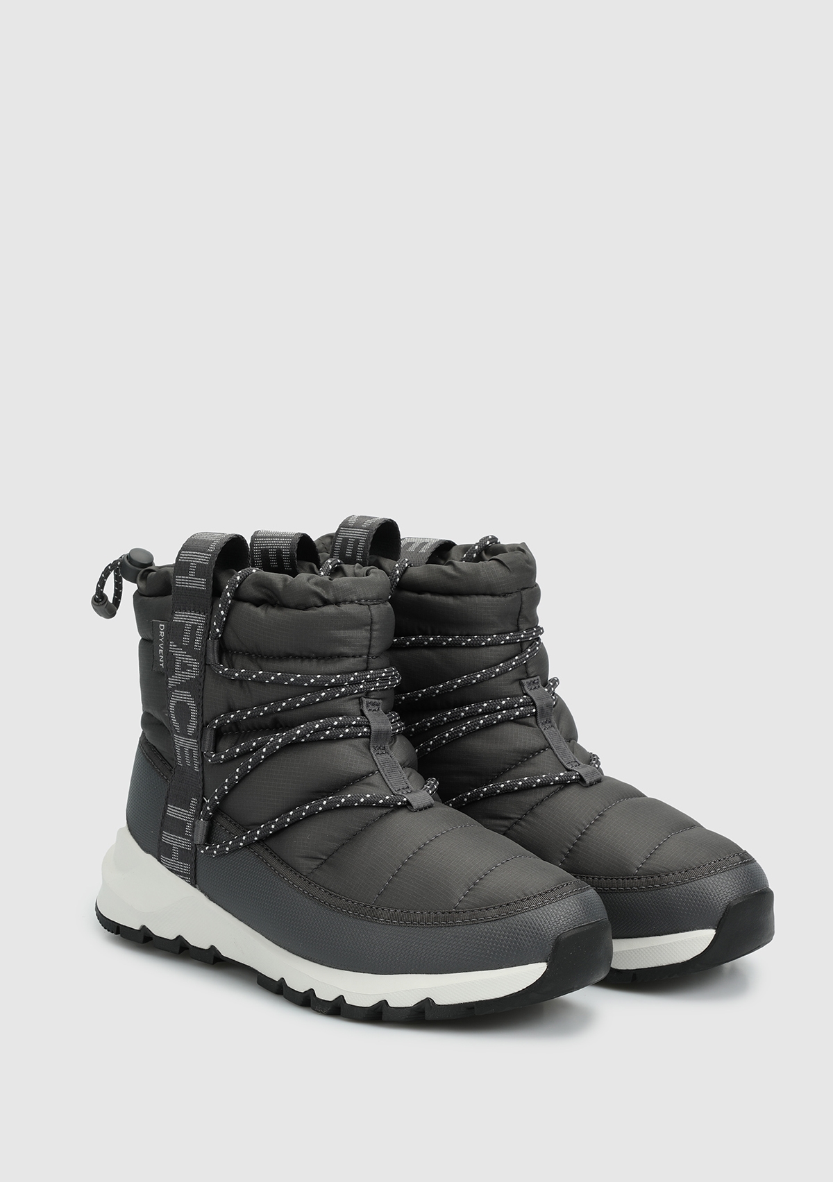 W Thermoball Lace Up Wp Gri Kadın Outdoor Ayakkabısı Nf0A5Lwdcıh1 