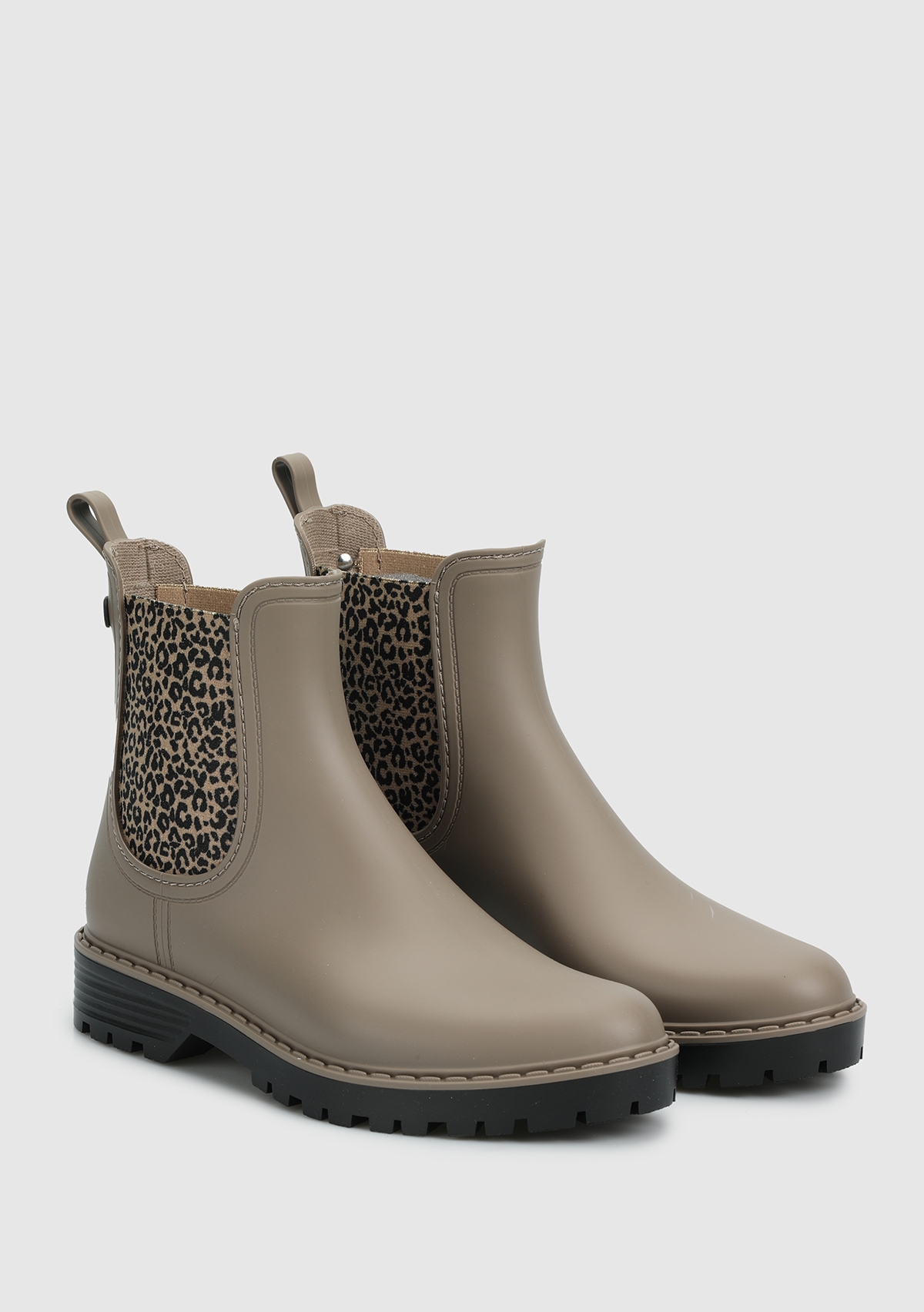 Leopar Kadın Yağmur Botu