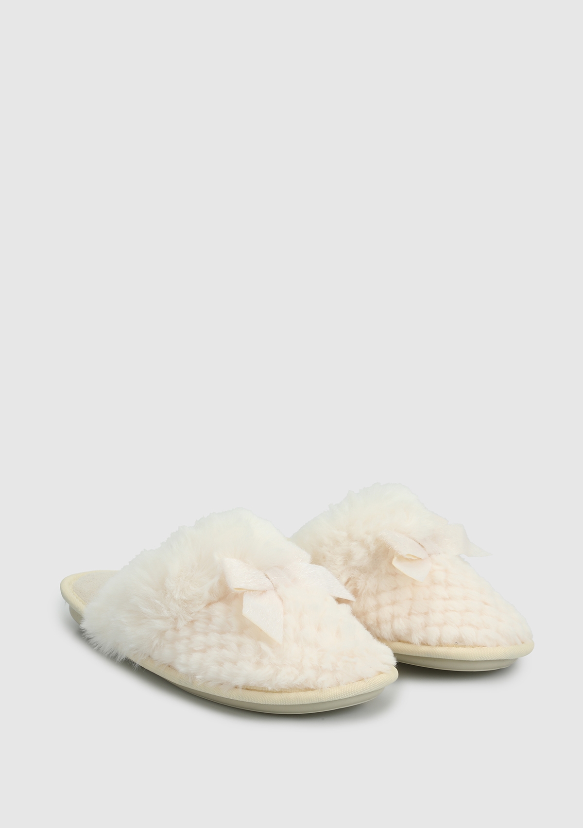 Bej Kadın Ev Terliği