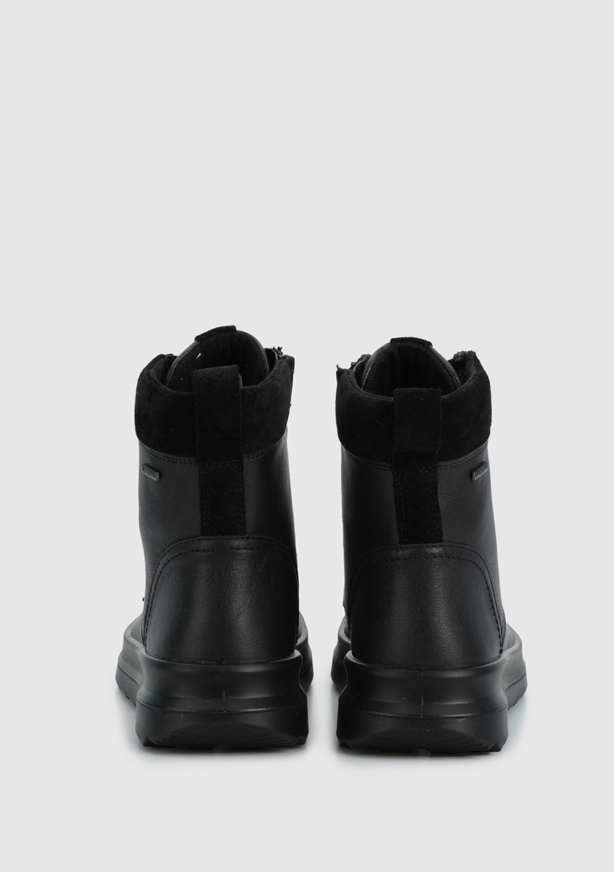 Siyah Deri Kadın Outdoor Bot