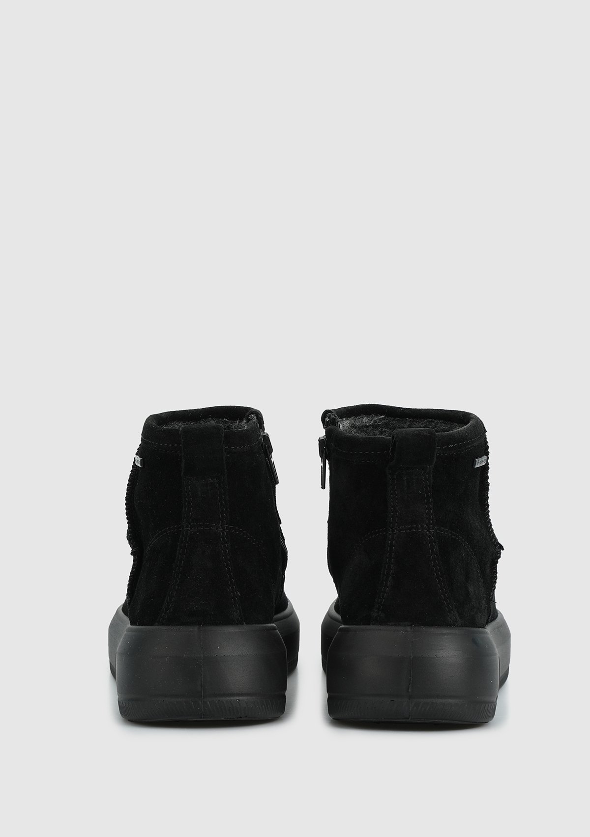 Siyah Deri Kadın Outdoor Bot