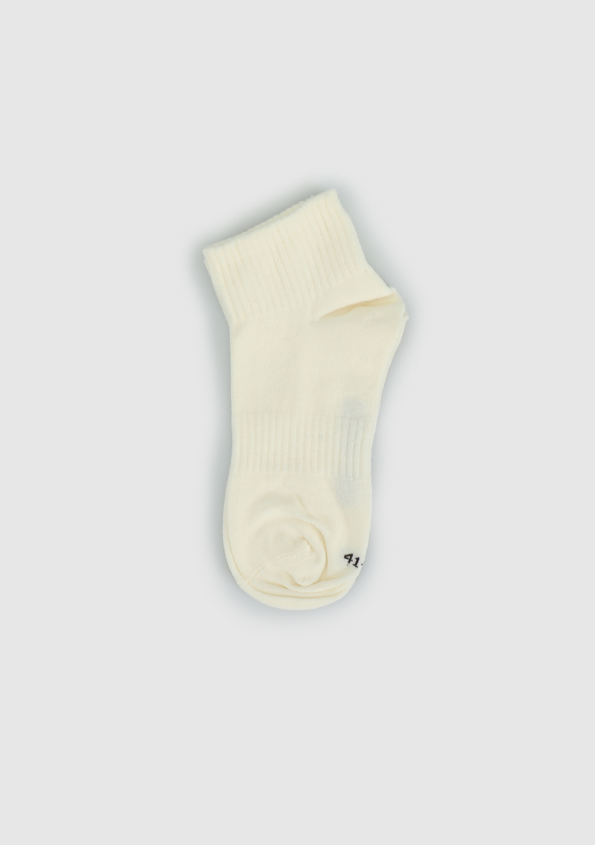 Krem  Eclipse Sport ES005 Krem Yarım Spor Tekli Çorap