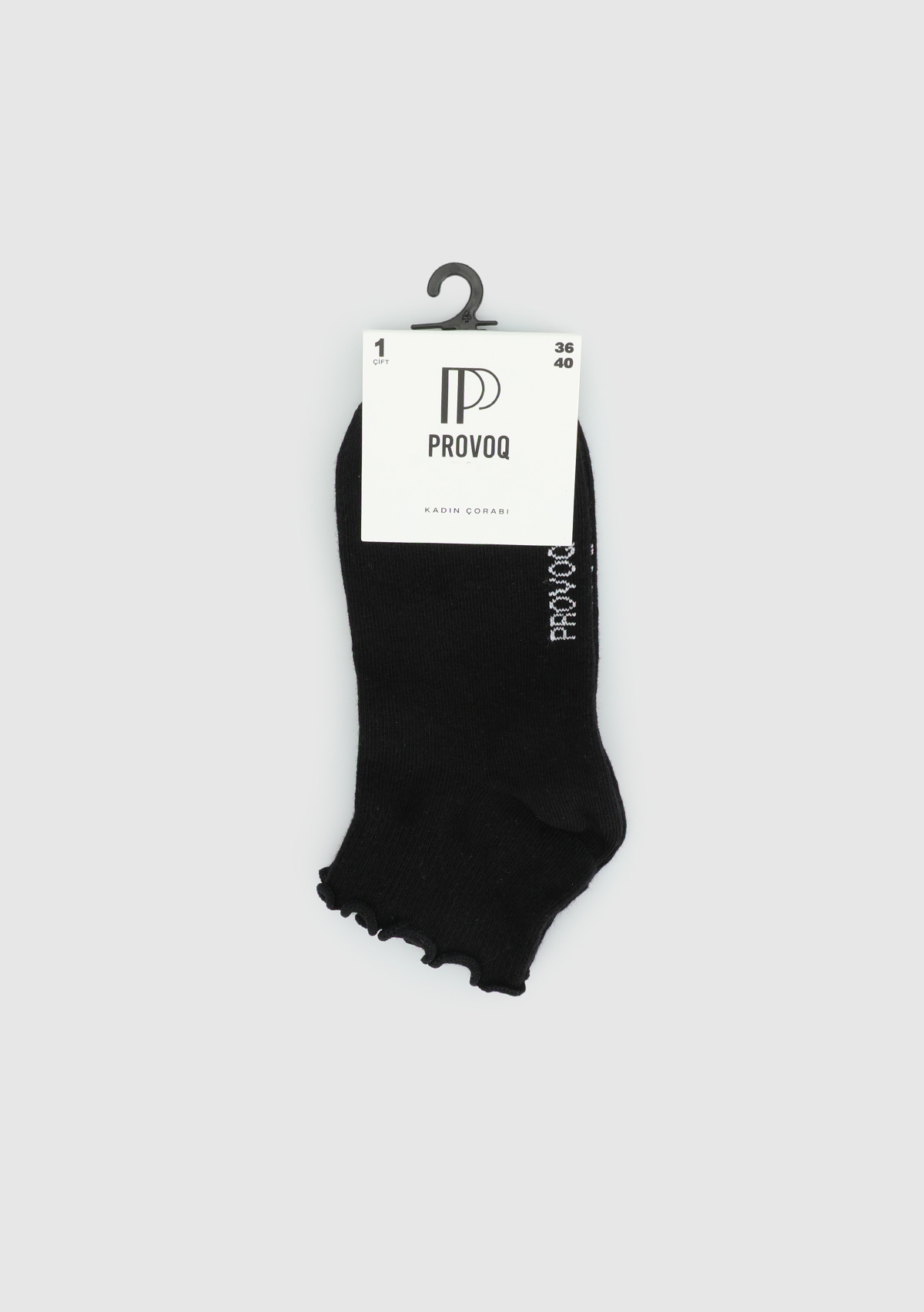 Siyah  Provoq PP01 Fırfırlı Siyah