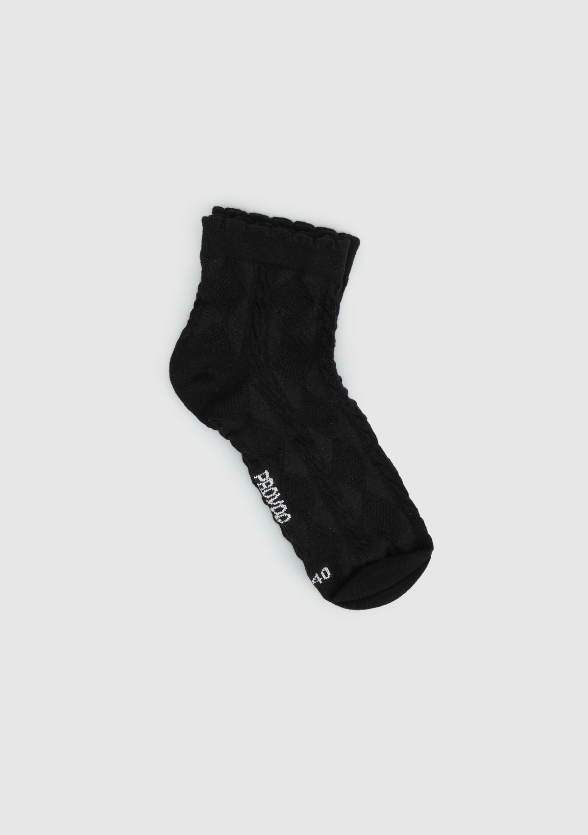 Siyah  Provoq PP02 Desenli Siyah