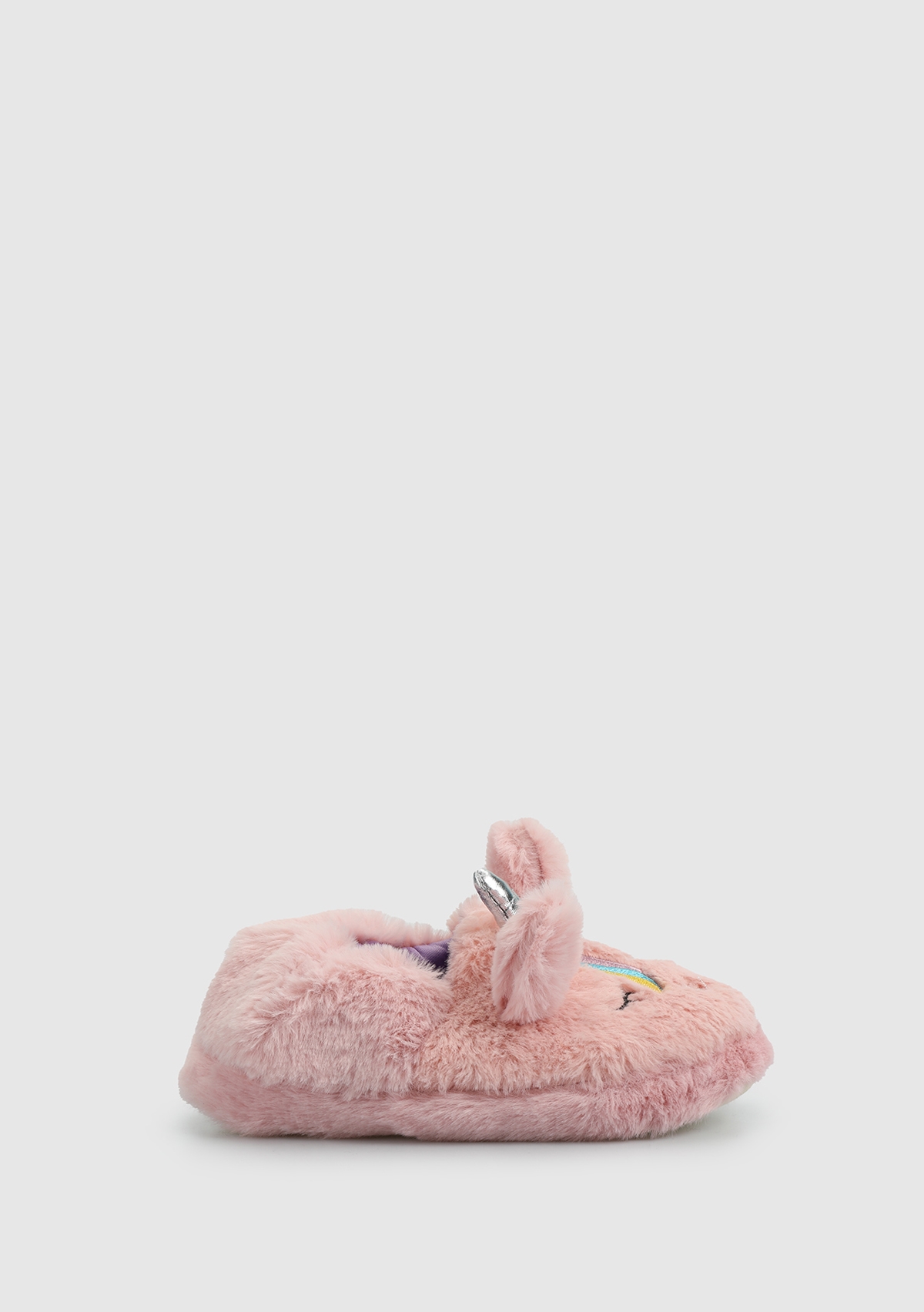 Pembe Kız Çocuk Ev Terliği