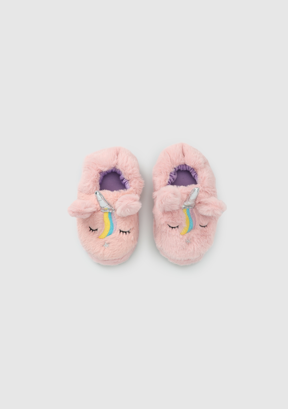 Pembe Kız Çocuk Ev Terliği