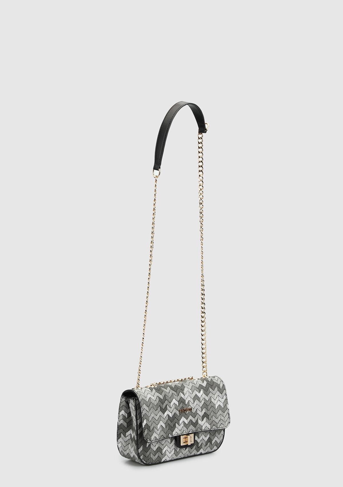 Siyah-Füme Kadın Çapraz Çanta