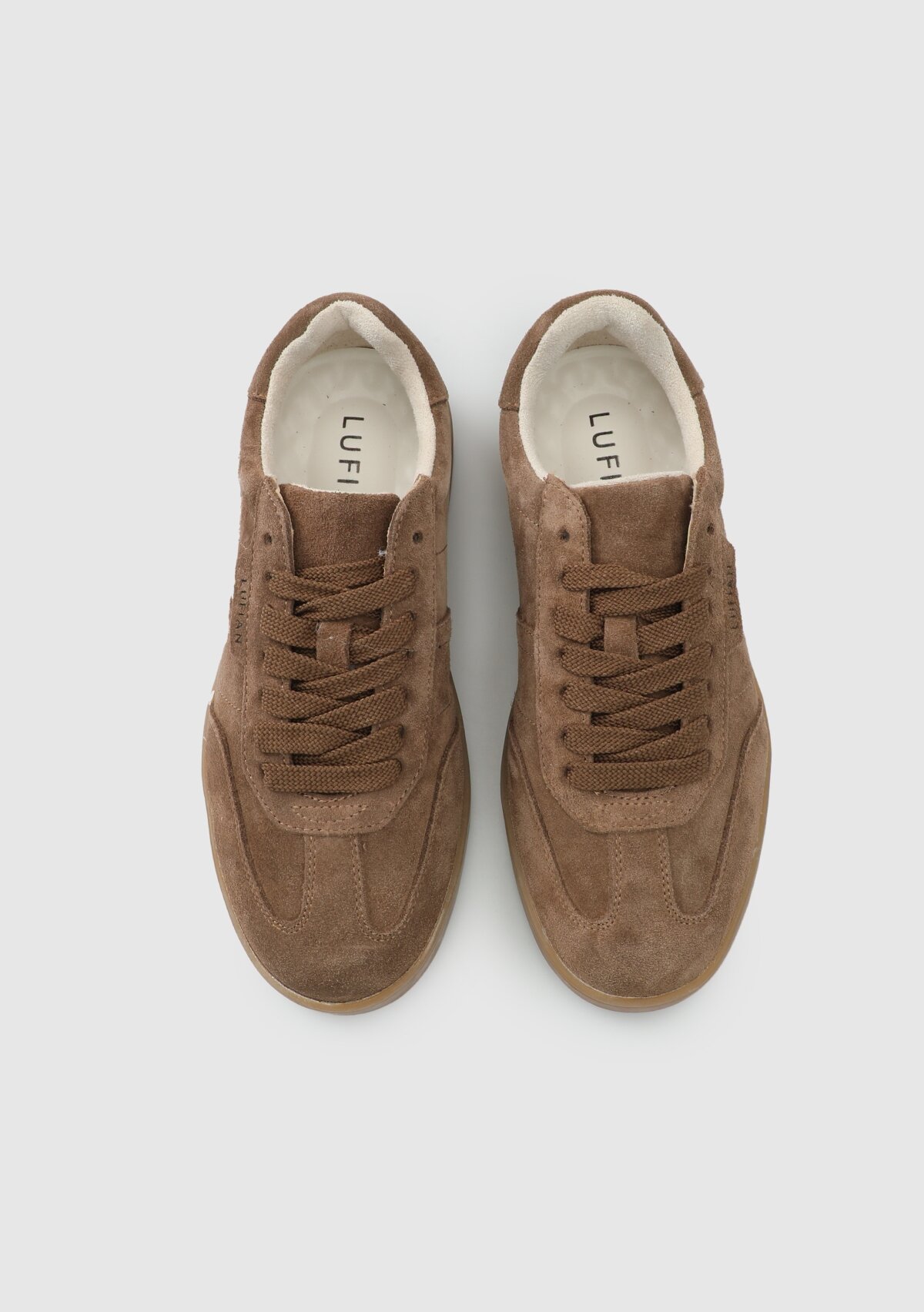 Kahve Deri Kadın Sneaker