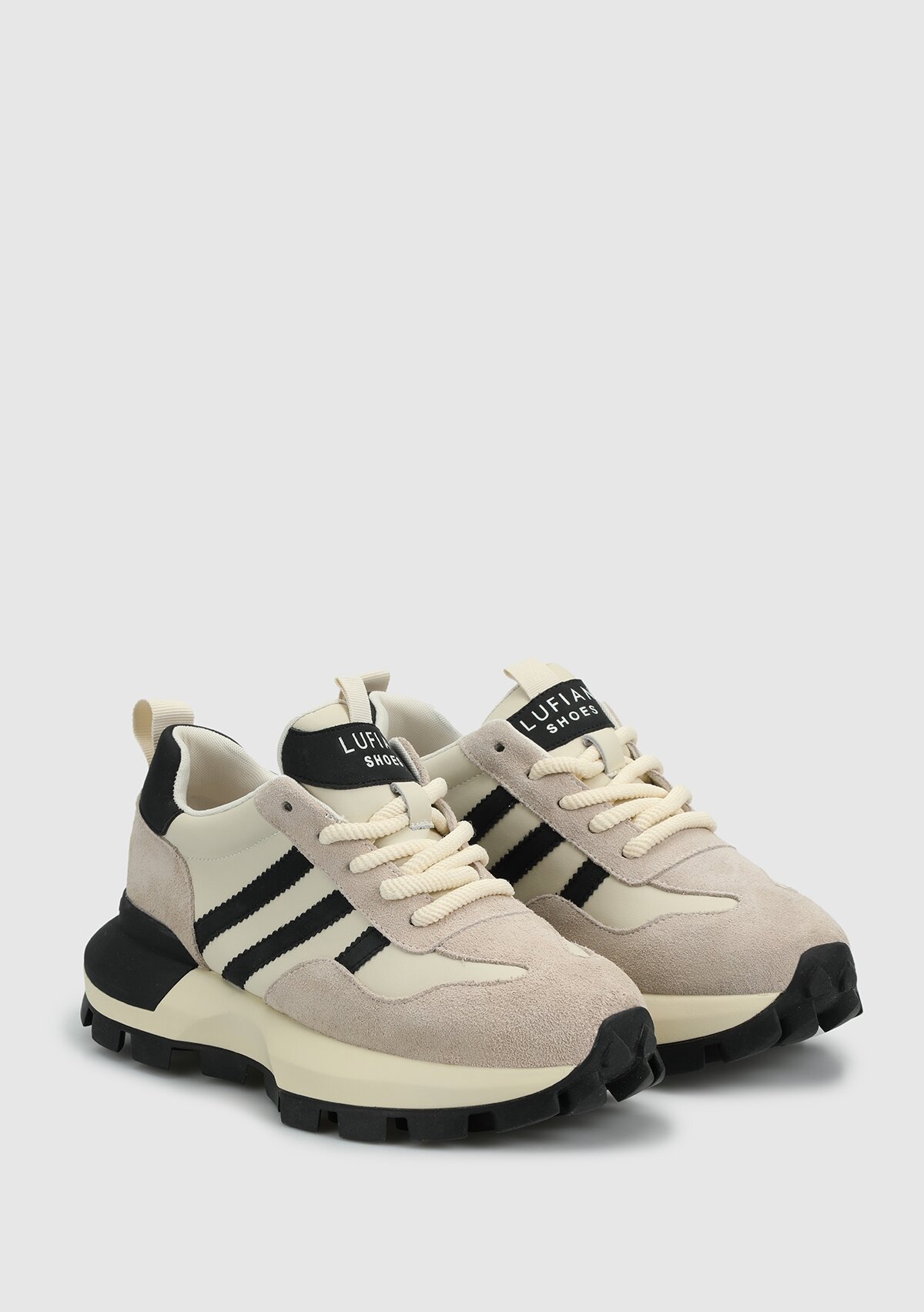 Beyaz Deri Kadın Sneaker