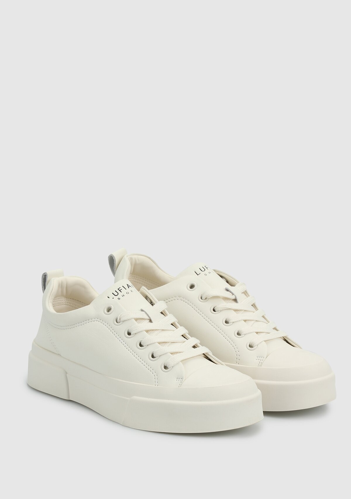 Beyaz Deri Kadın Sneaker