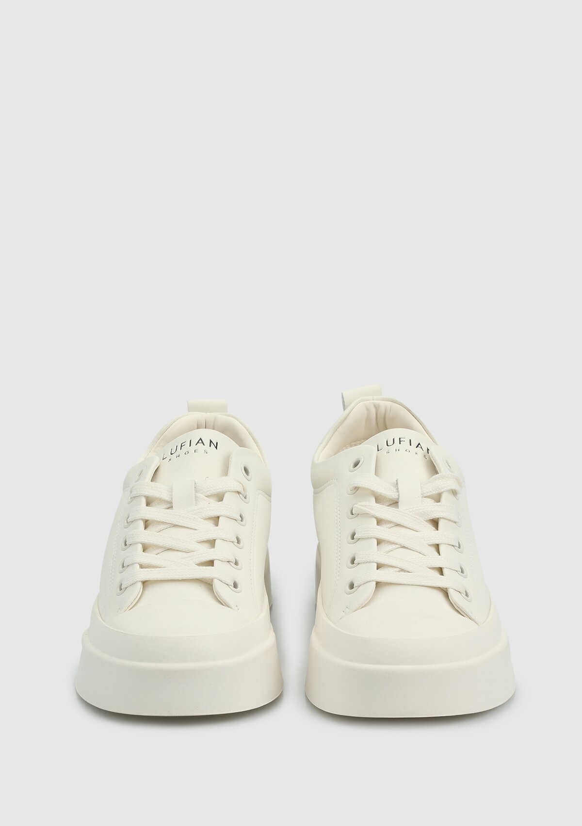 Beyaz Deri Kadın Sneaker