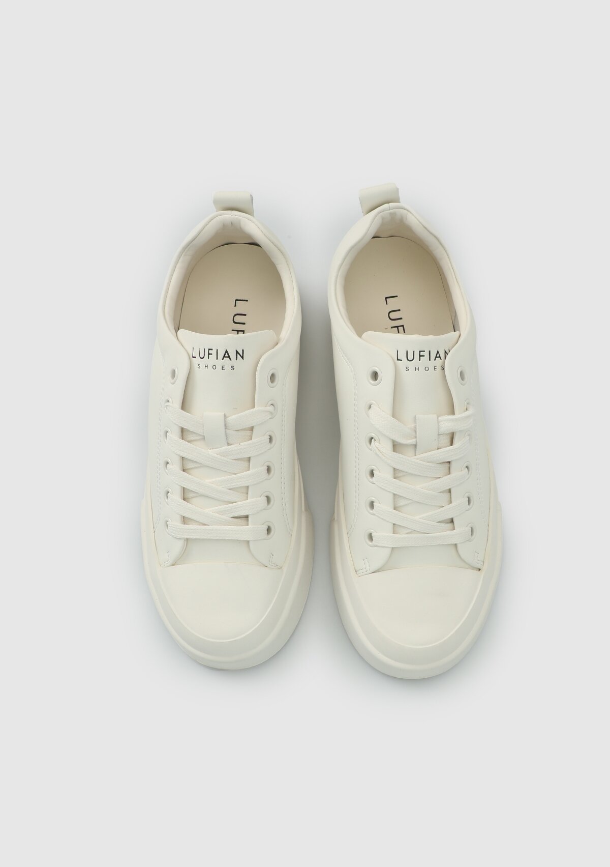 Beyaz Deri Kadın Sneaker