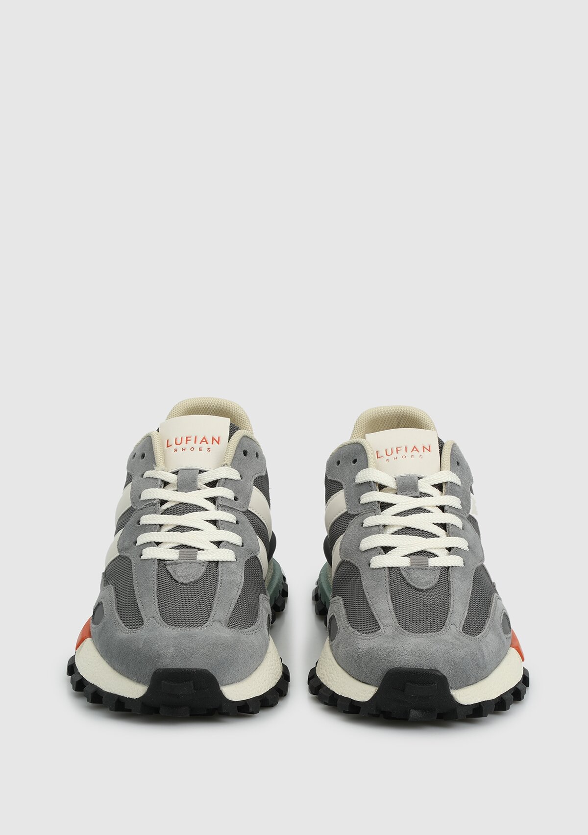 Gri Deri Erkek Sneaker