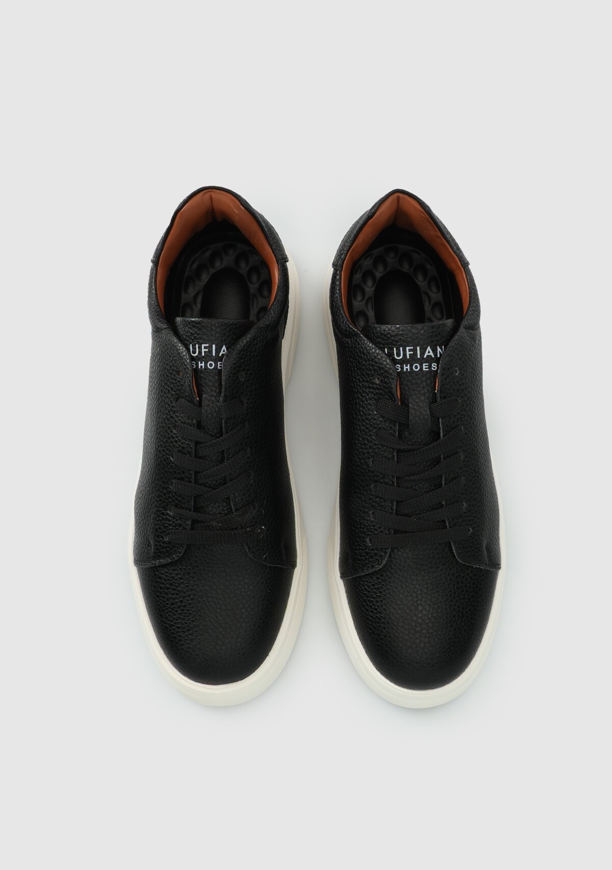 Siyah Deri Erkek Sneaker