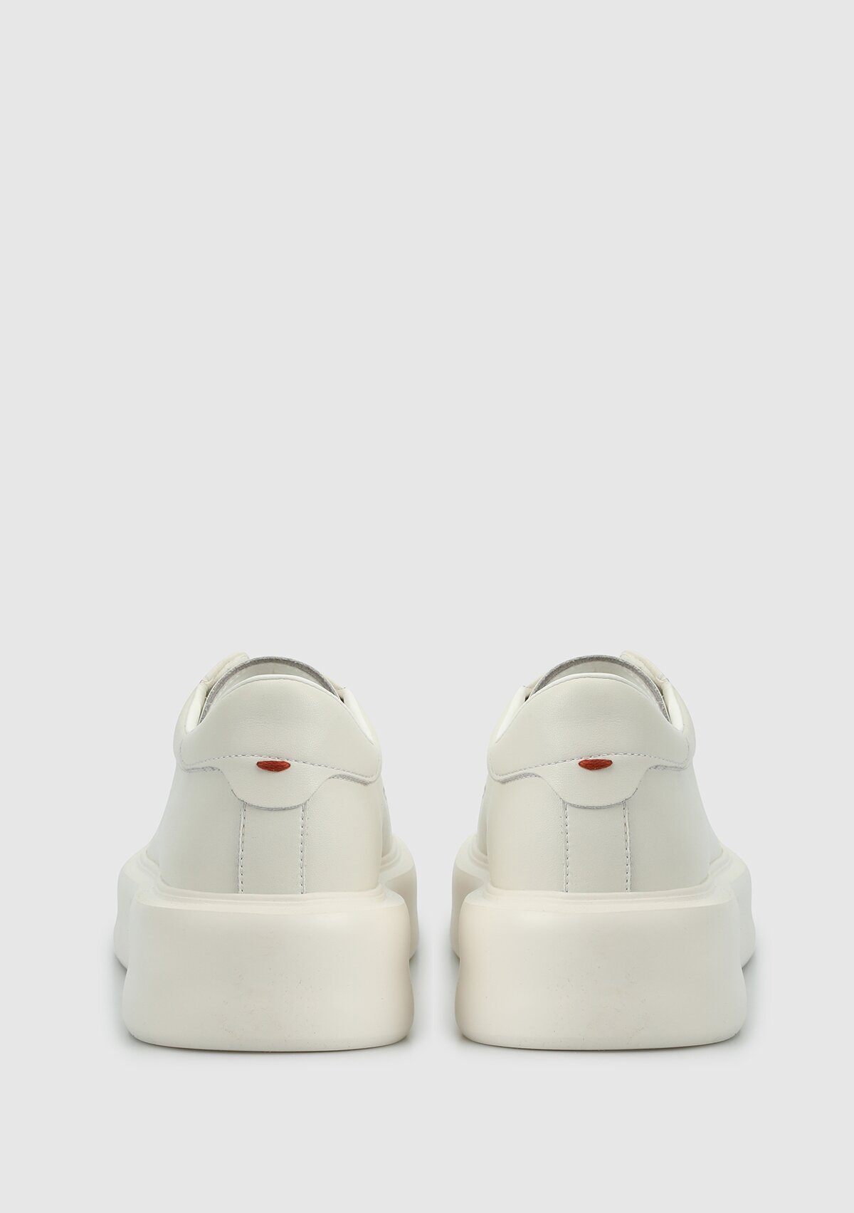 Beyaz Deri Erkek Sneaker