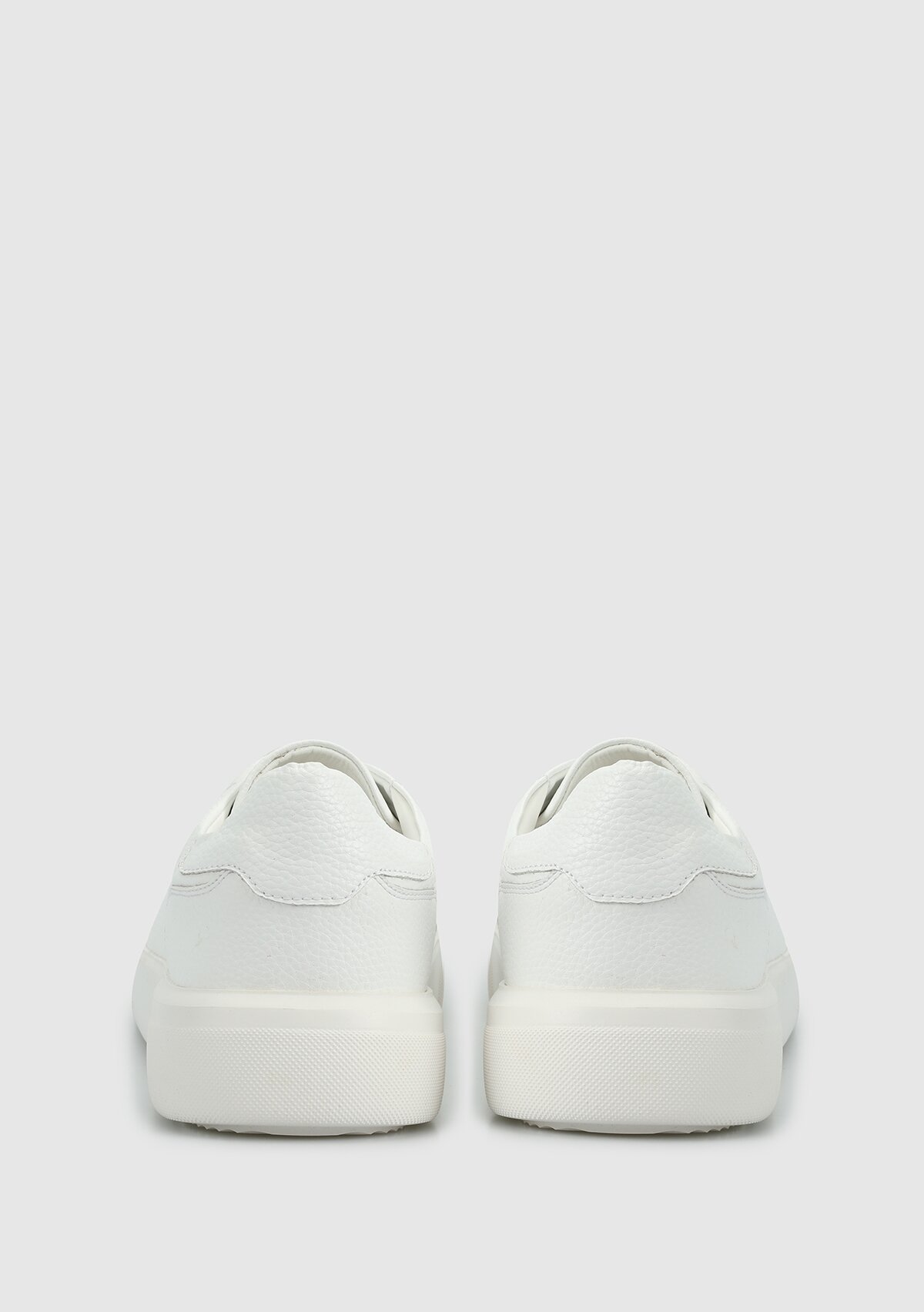 Beyaz Deri Erkek Sneaker