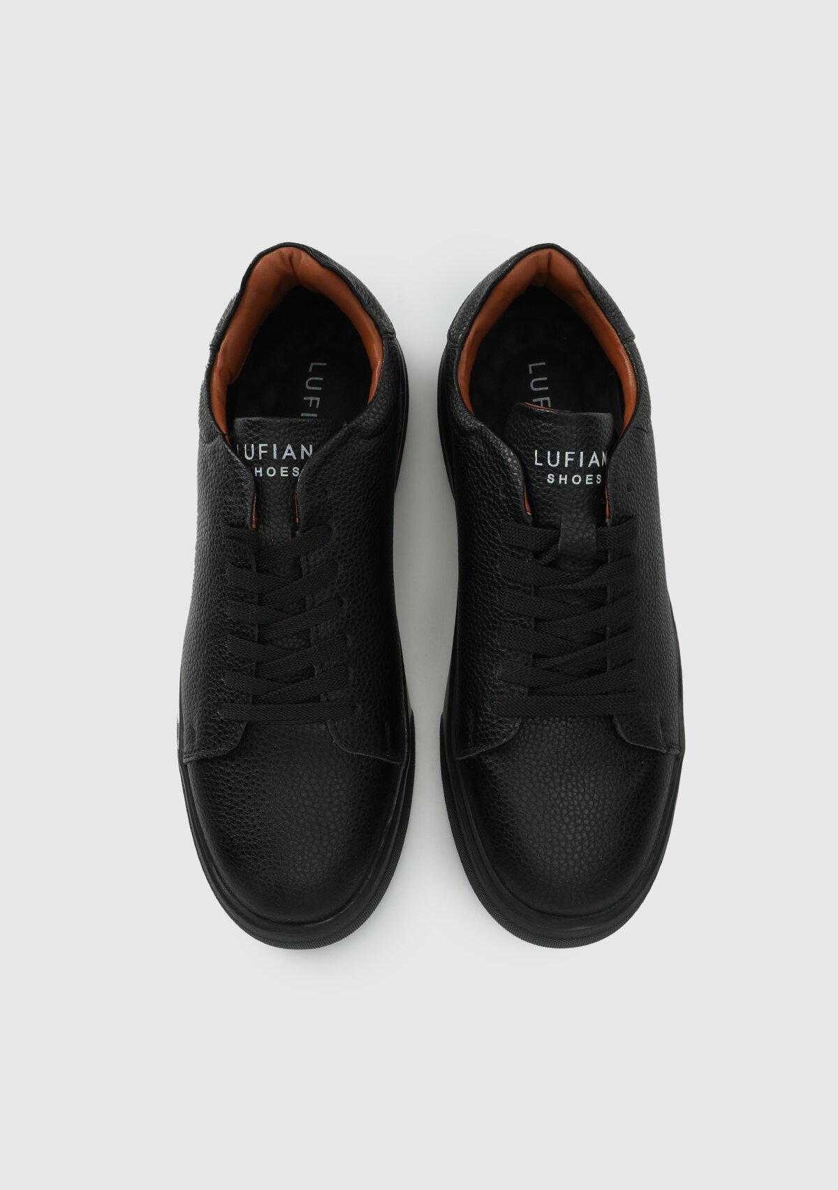 Siyah Deri Erkek Sneaker