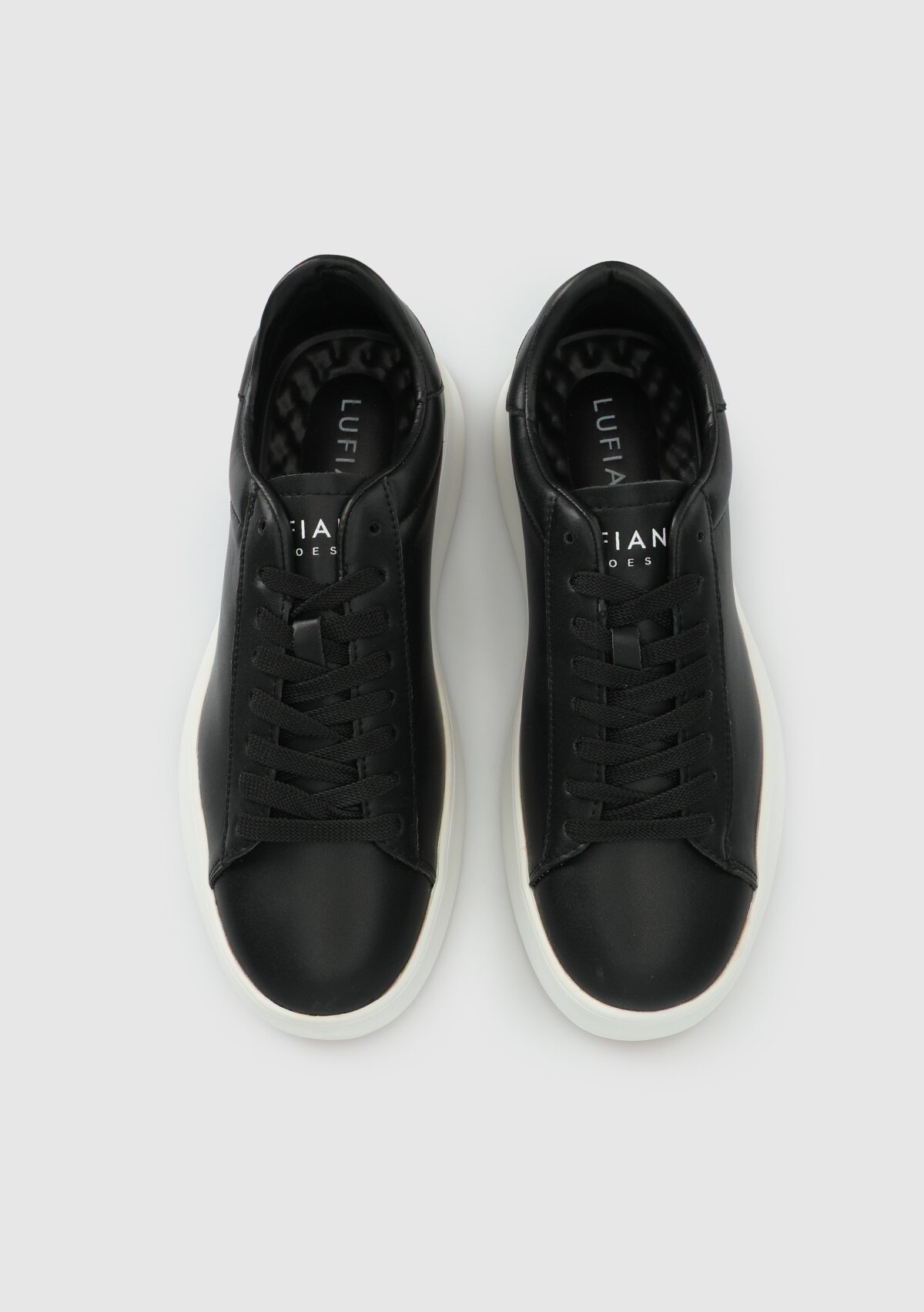 Siyah Deri Erkek Sneaker