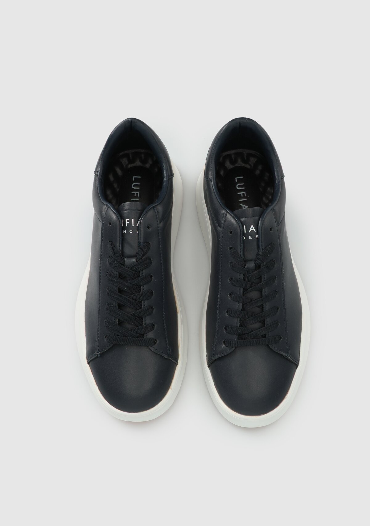 Lacivert Deri Erkek Sneaker