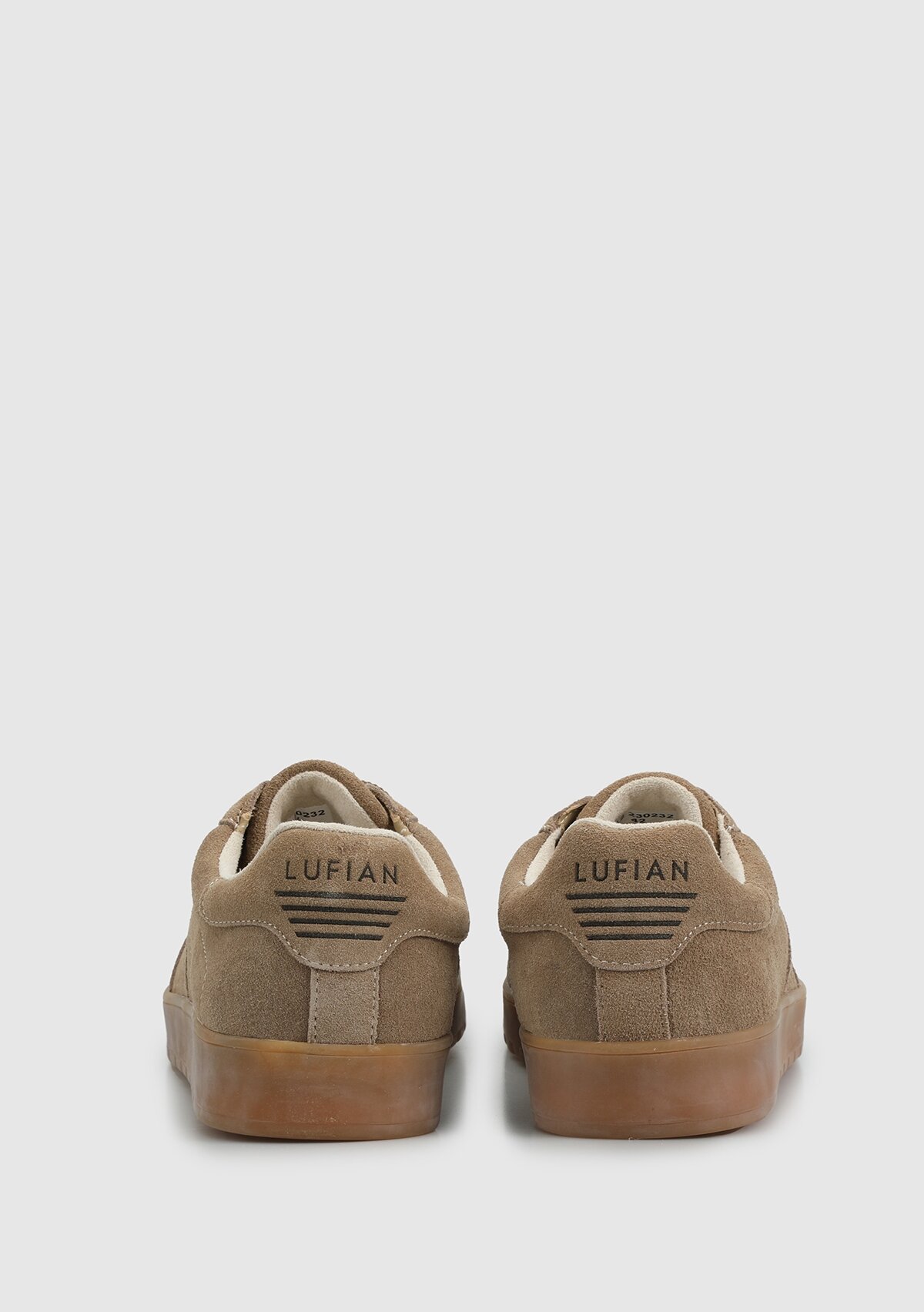 Bej Deri Erkek Sneaker