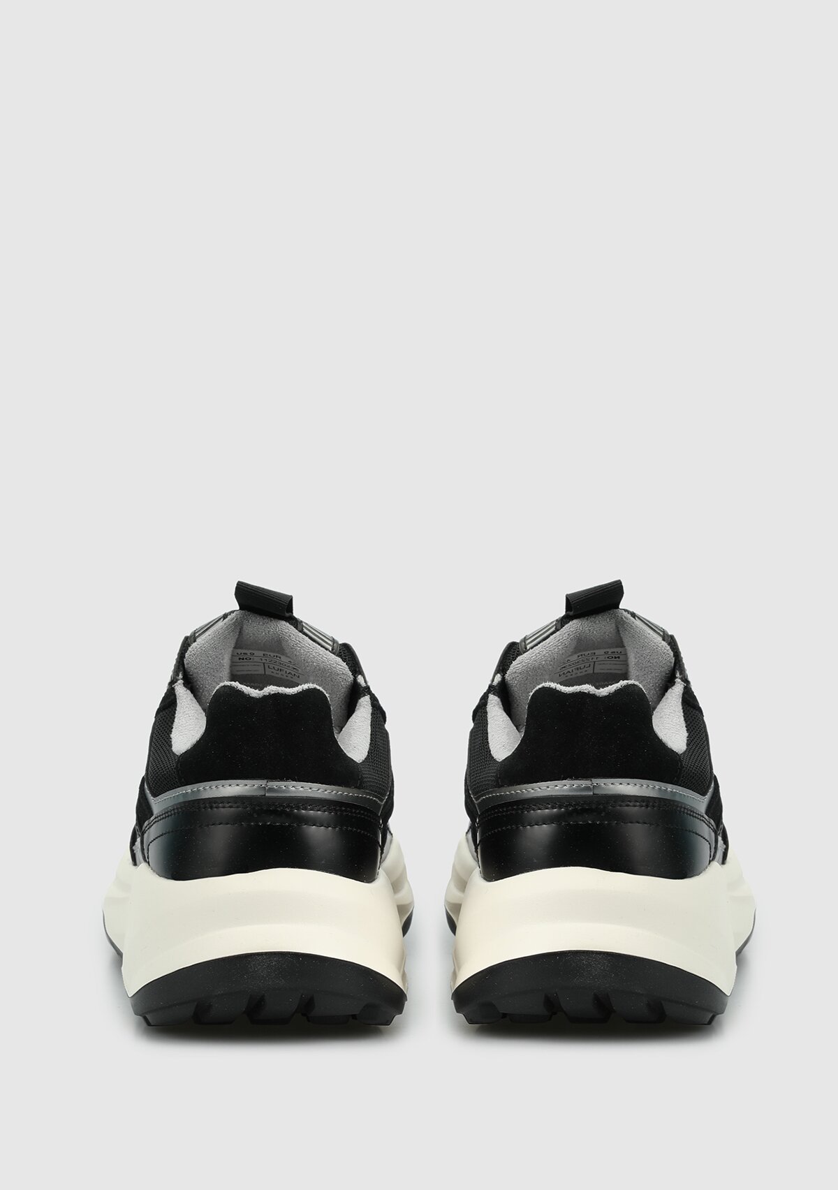 Siyah Deri Erkek Sneaker