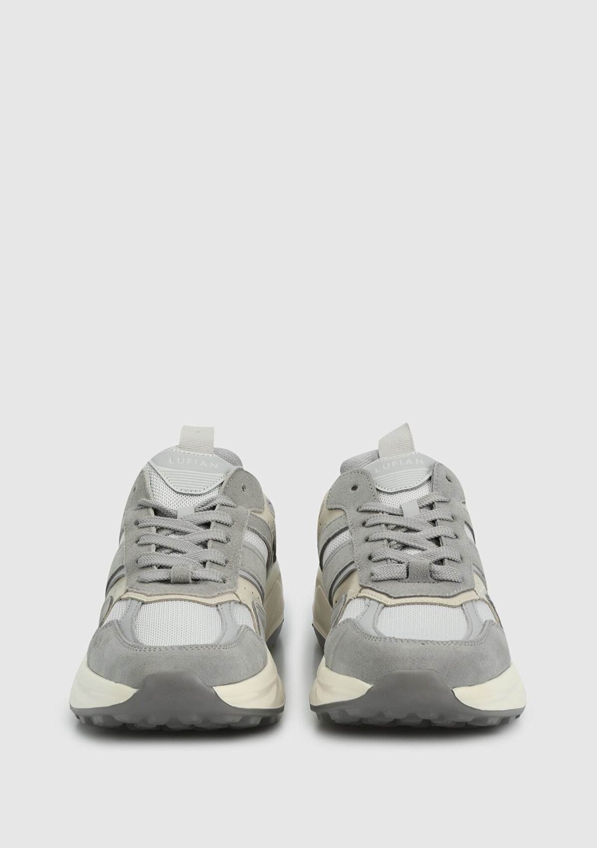 Gri Deri Erkek Sneaker