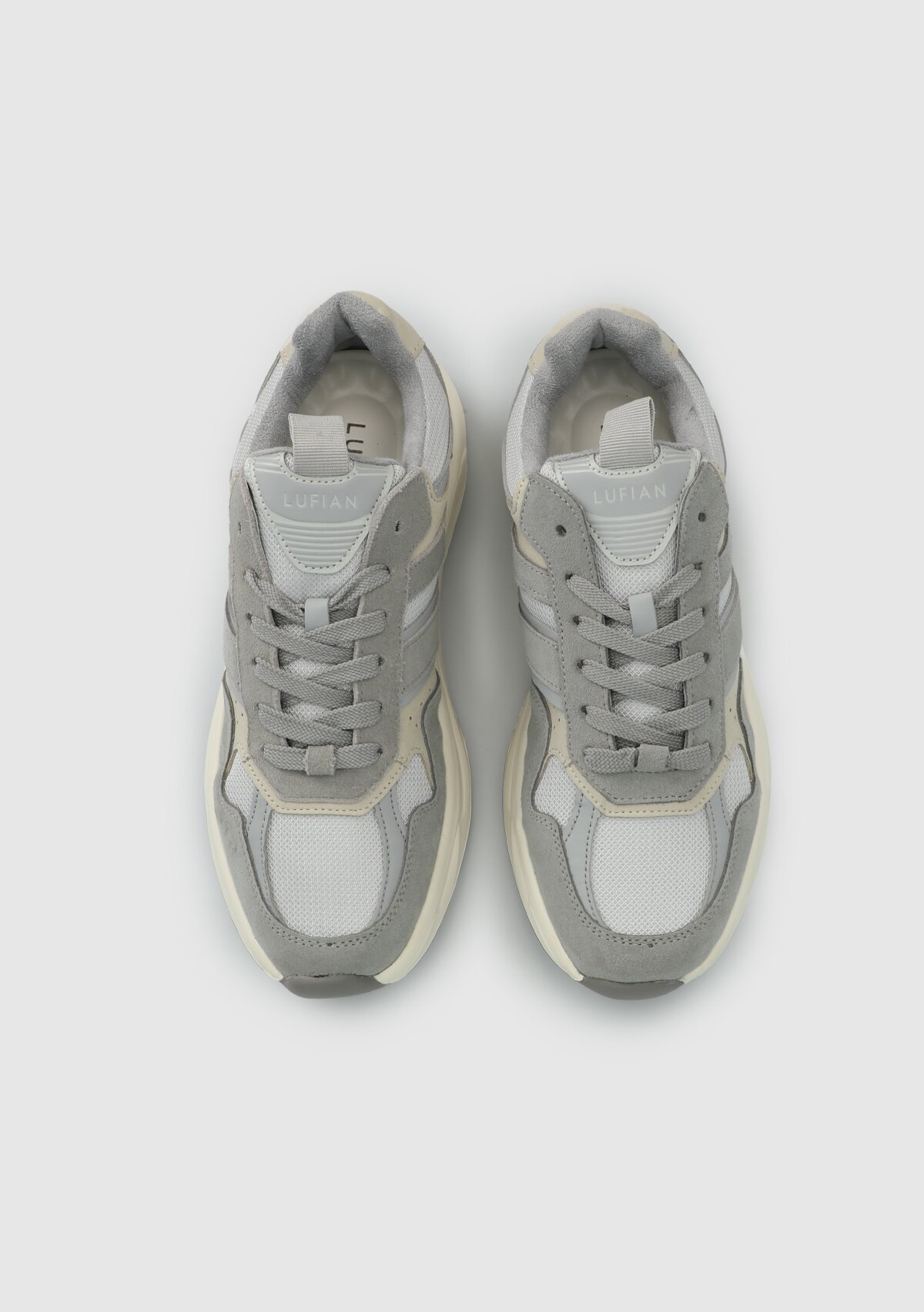 Gri Deri Erkek Sneaker