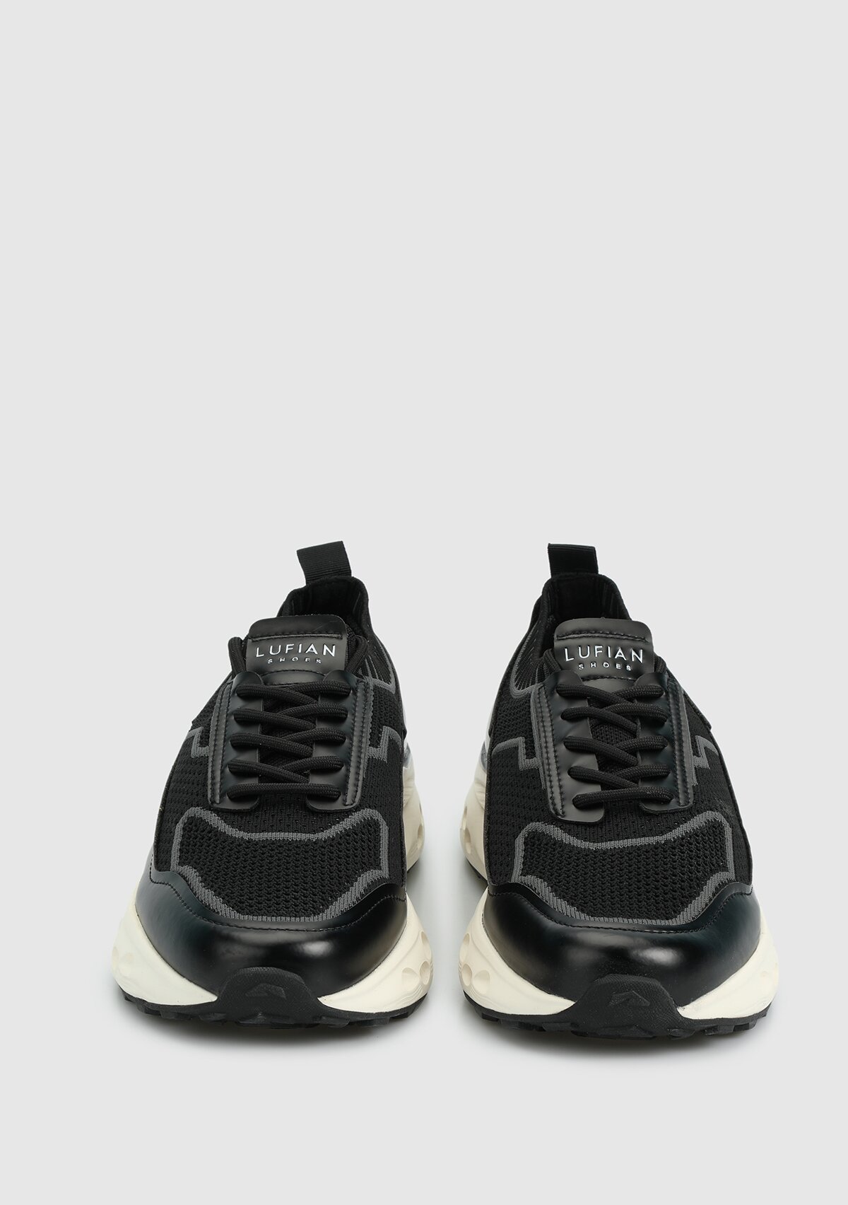 Siyah Deri Erkek Sneaker