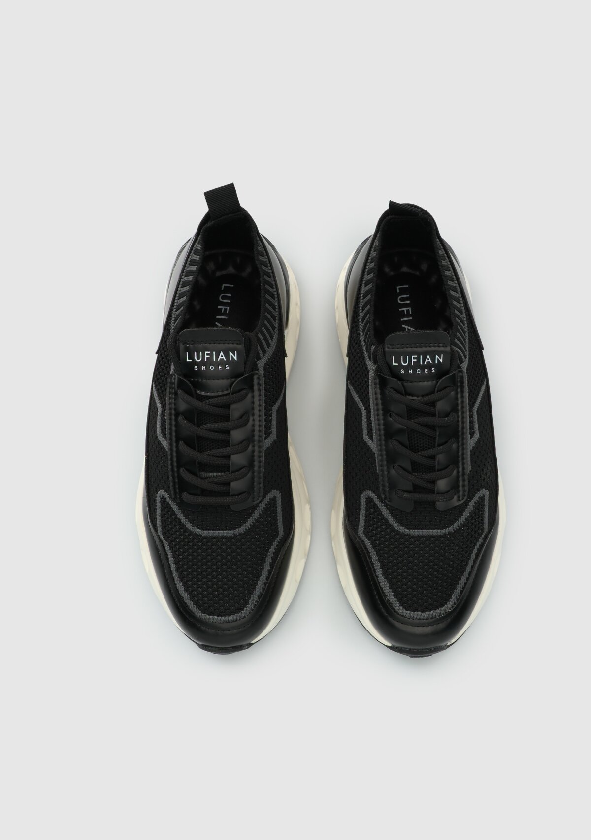 Siyah Deri Erkek Sneaker