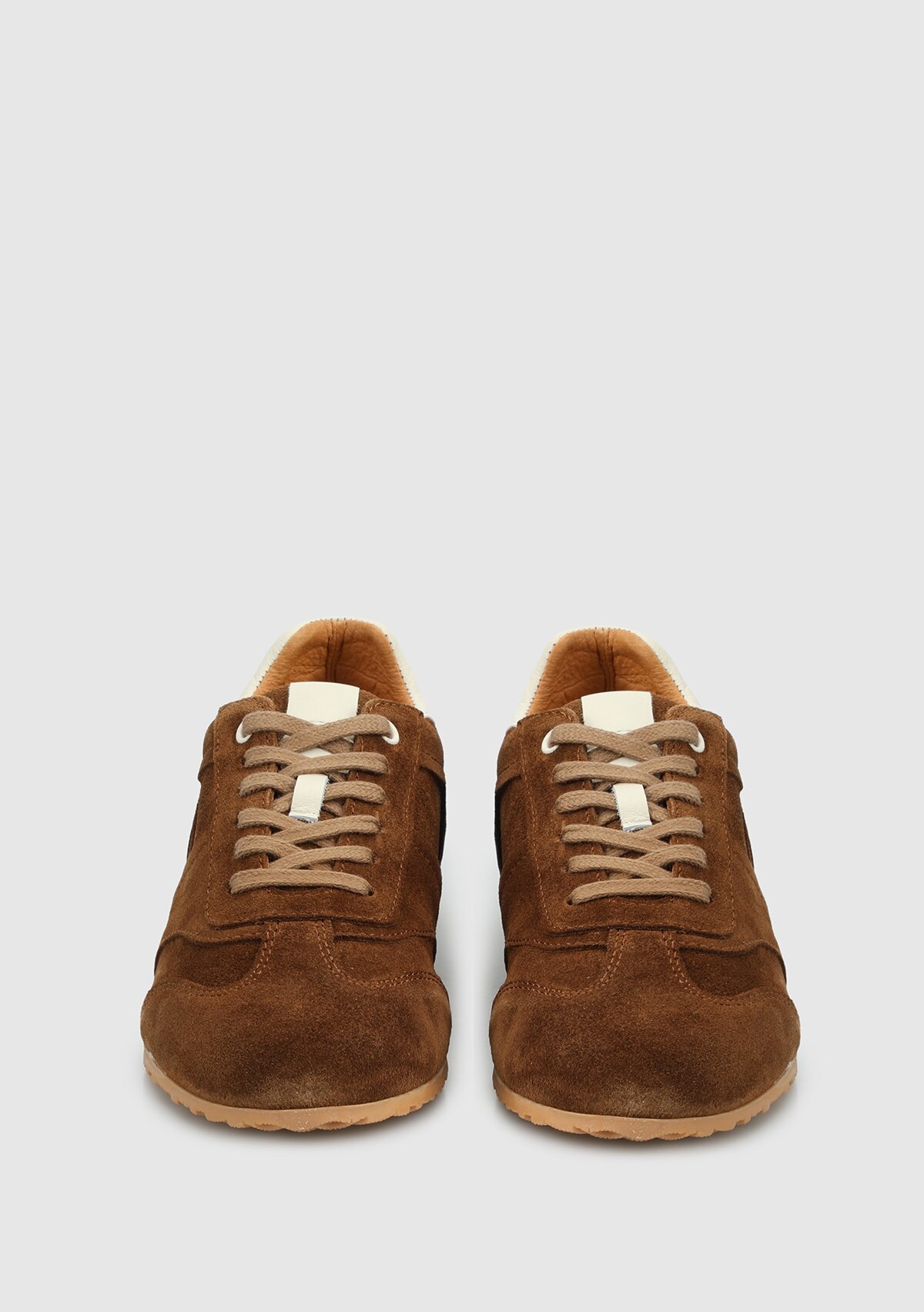 Taba Deri Kadın Sneaker