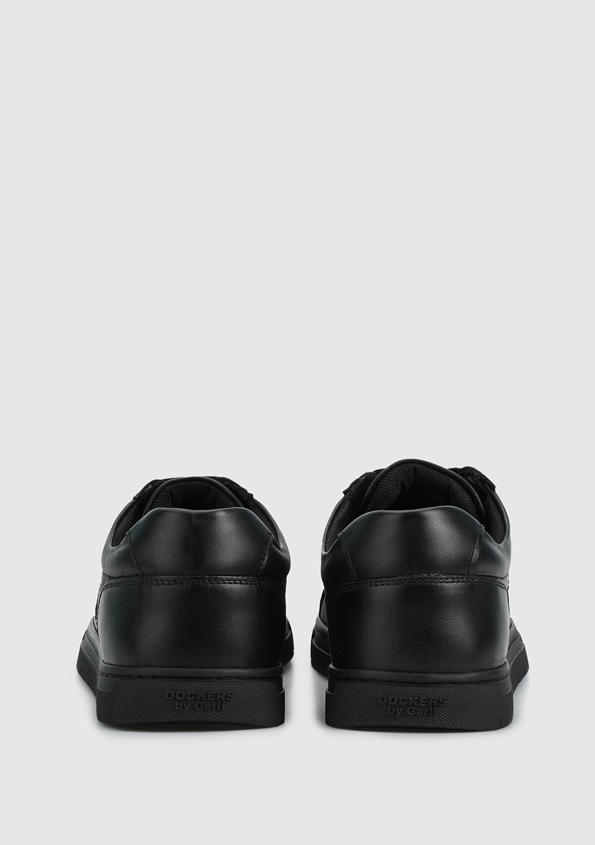 Siyah Deri Erkek Sneaker