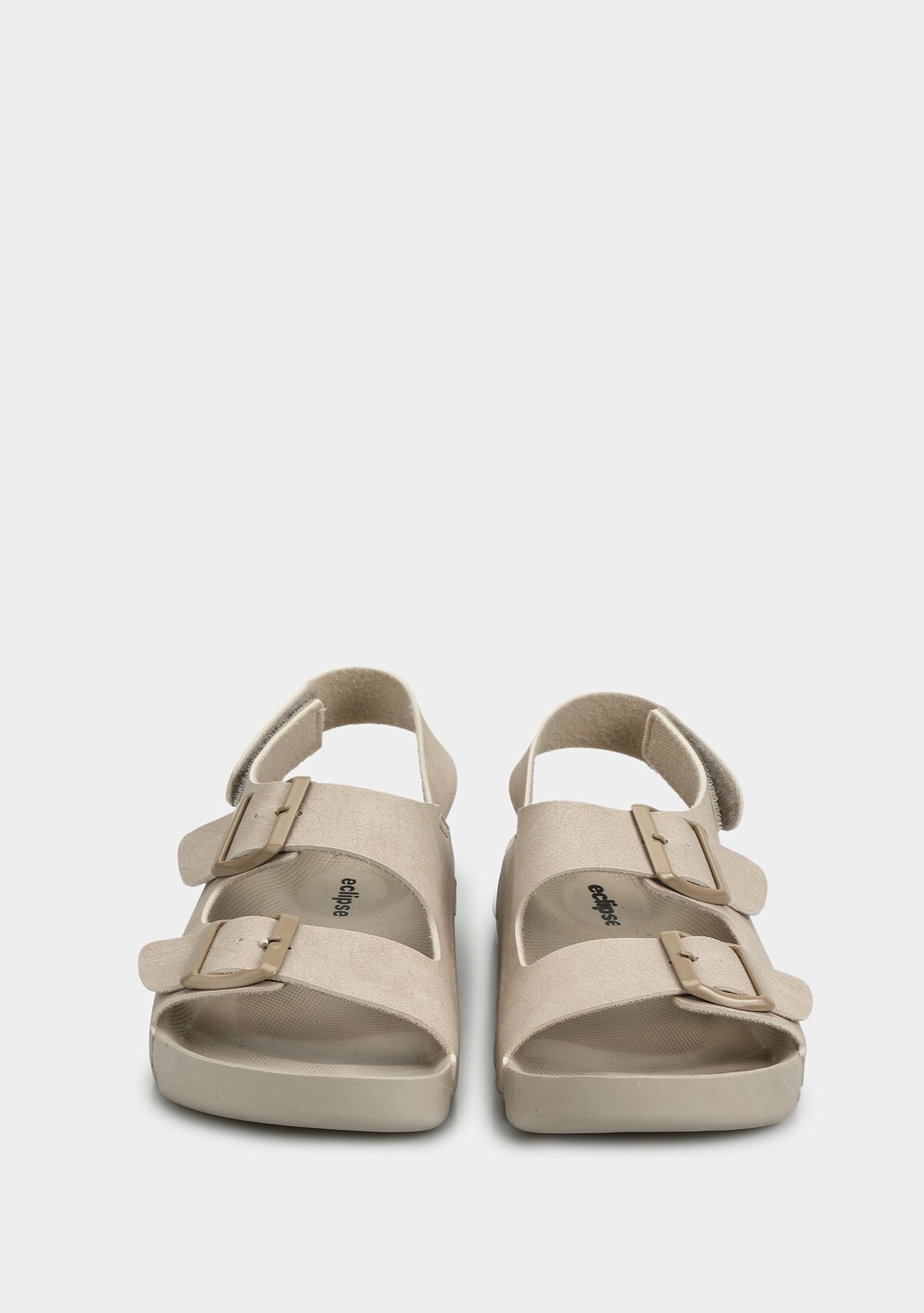 Bej Kadın Düz Sandalet