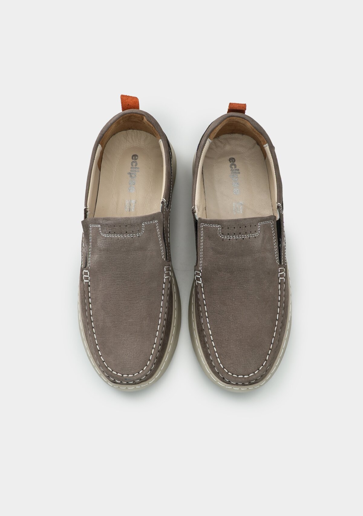 Gri Deri Erkek Ayakkabı