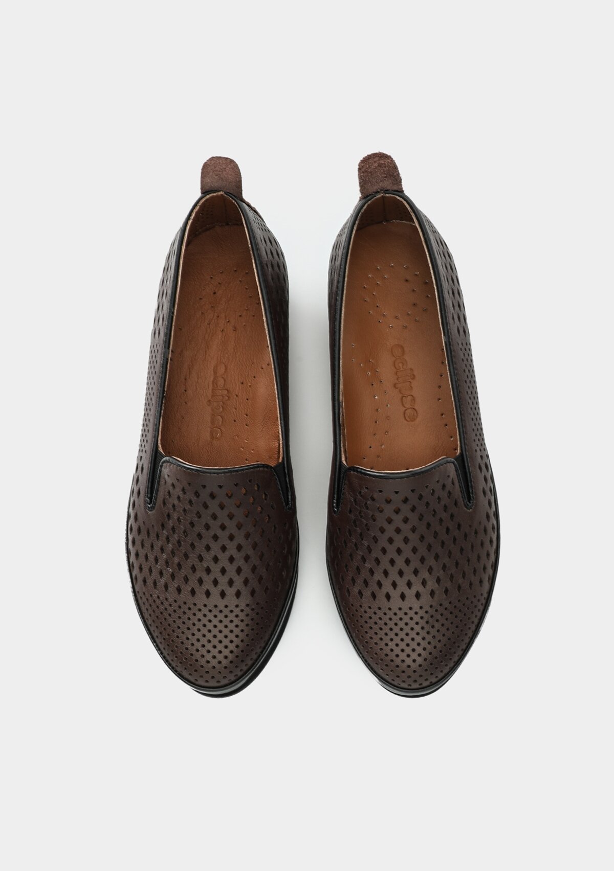 Kahve Deri Kadın Ayakkabı