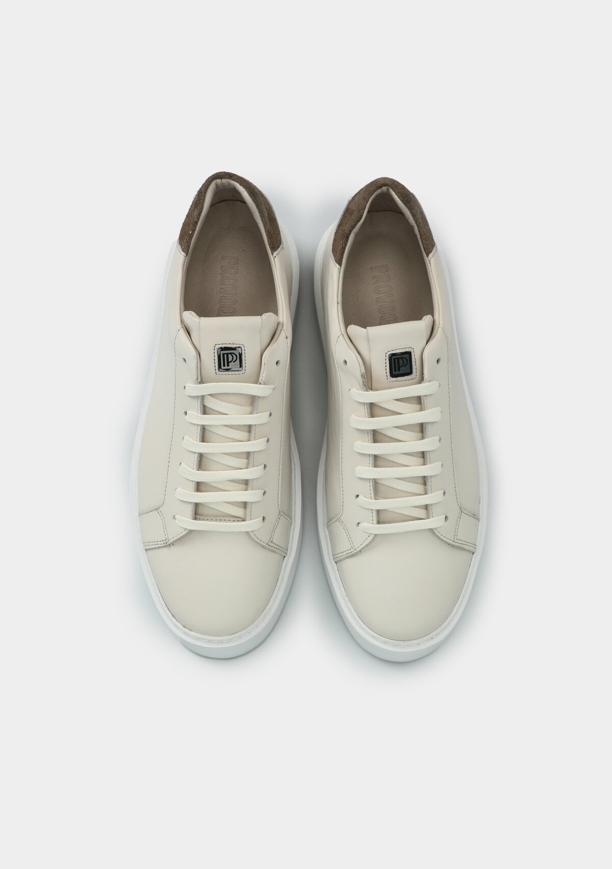 Krem Deri Erkek Ayakkabı