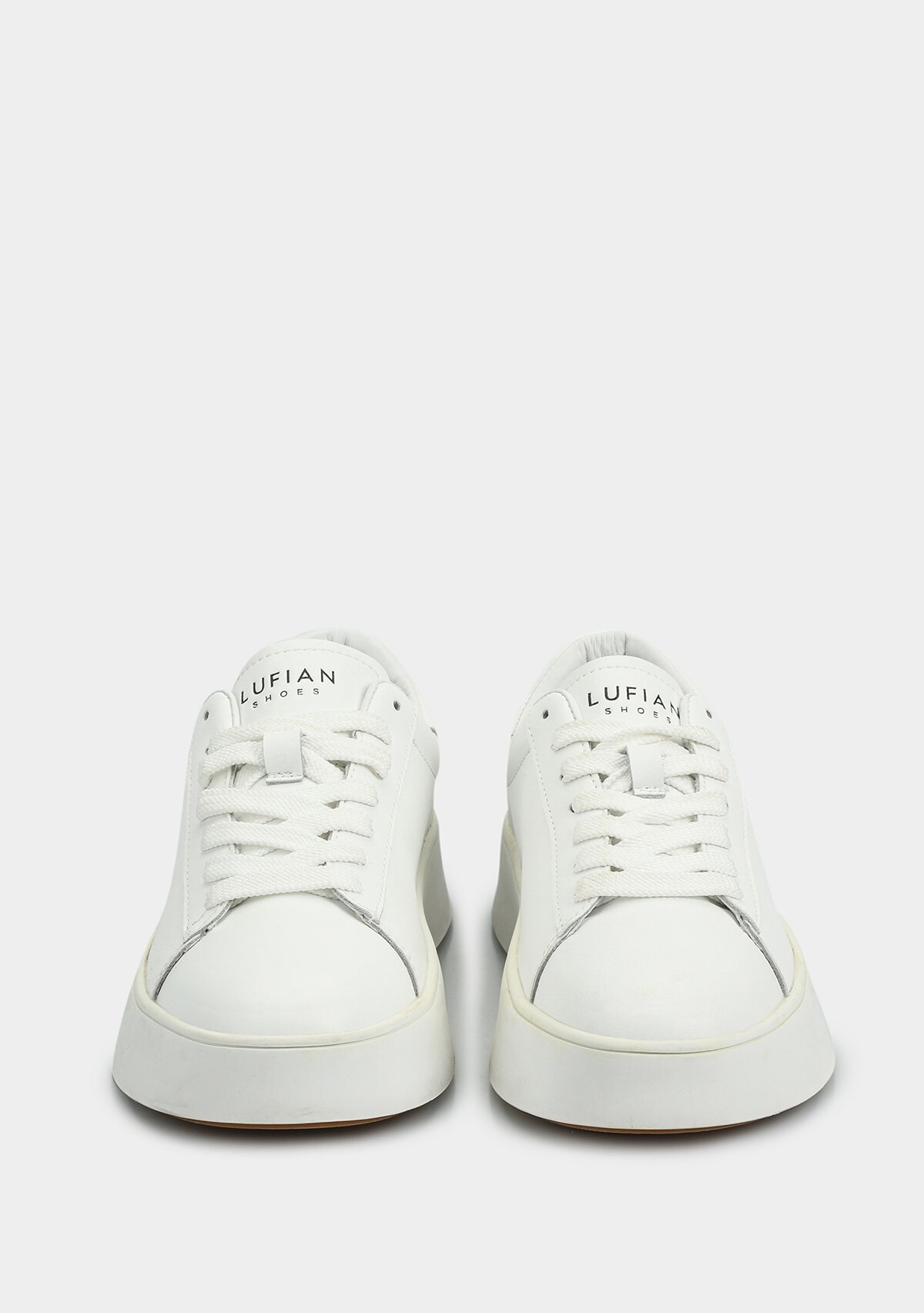 Beyaz Deri Kadın Sneaker