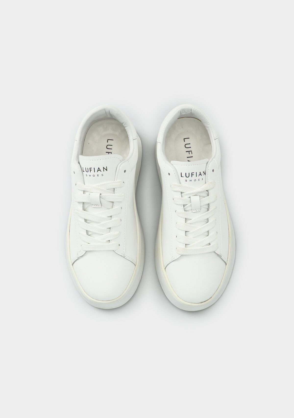 Beyaz Deri Kadın Sneaker