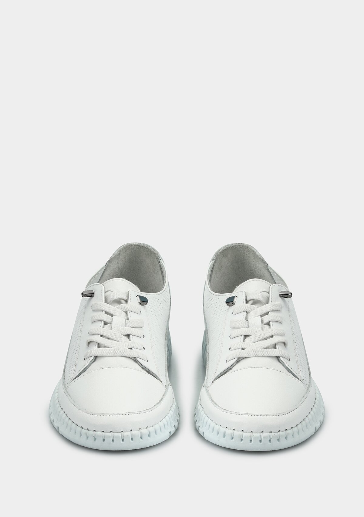 Beyaz Deri Kadın Ayakkabı