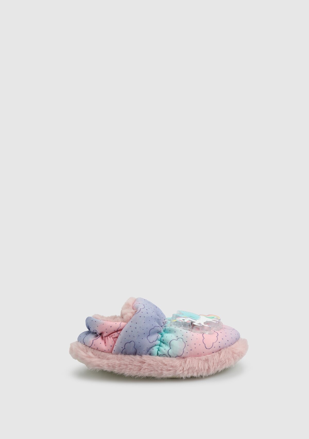 Pembe Kız Çocuk Ev Terliği