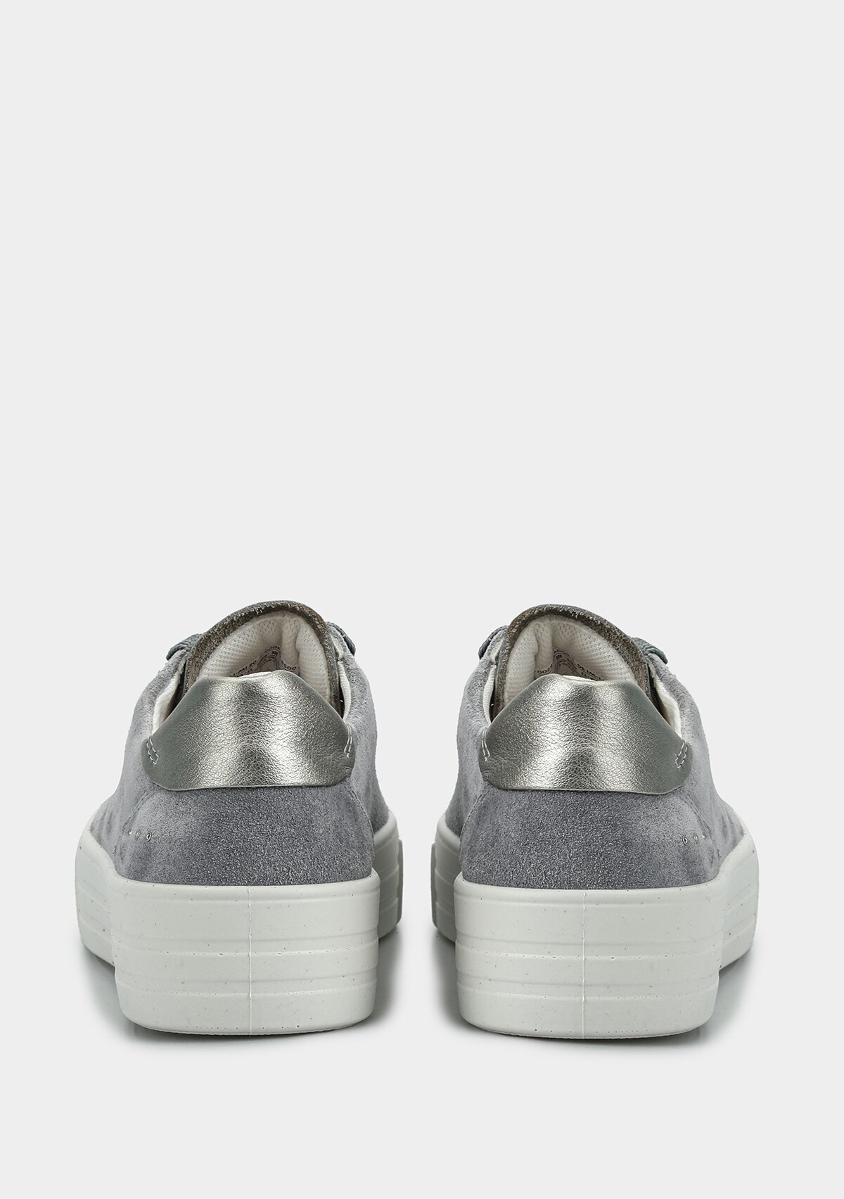 Mavi Deri Kadın Sneaker