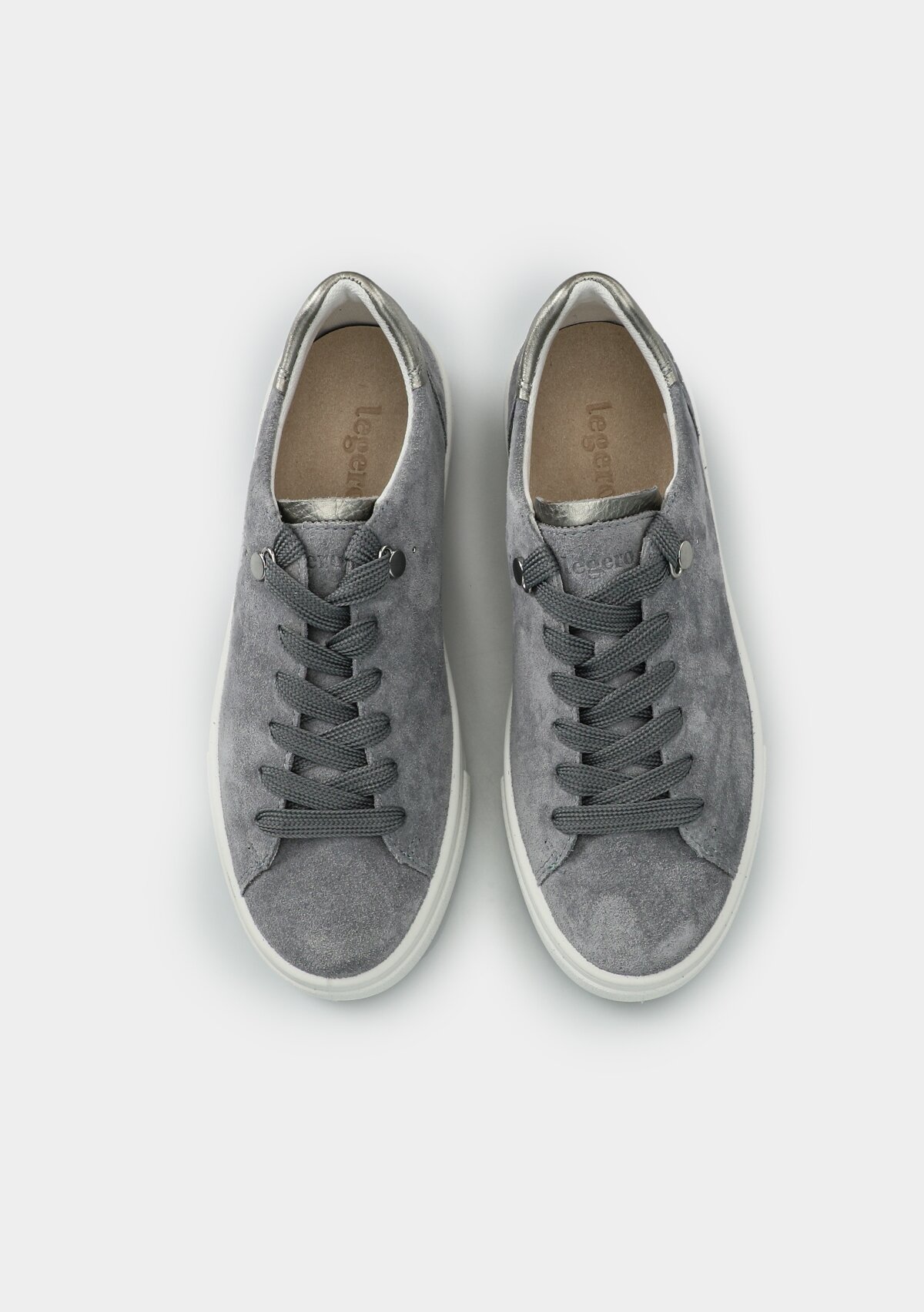 Mavi Deri Kadın Sneaker