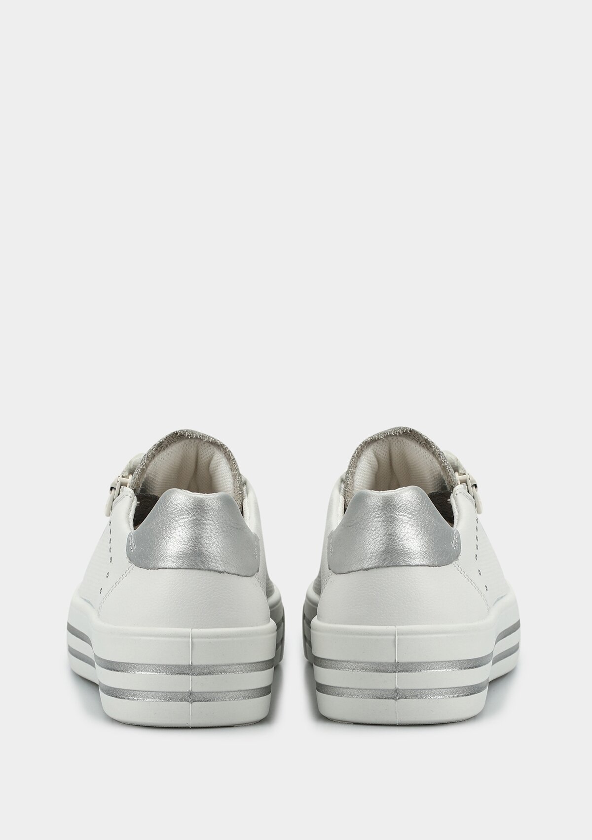 Beyaz Deri Kadın Sneaker