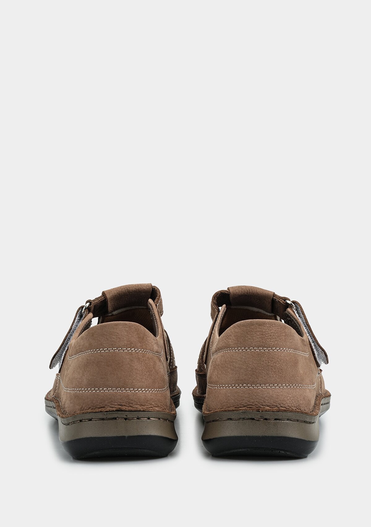 Gri Deri Erkek Ayakkabı