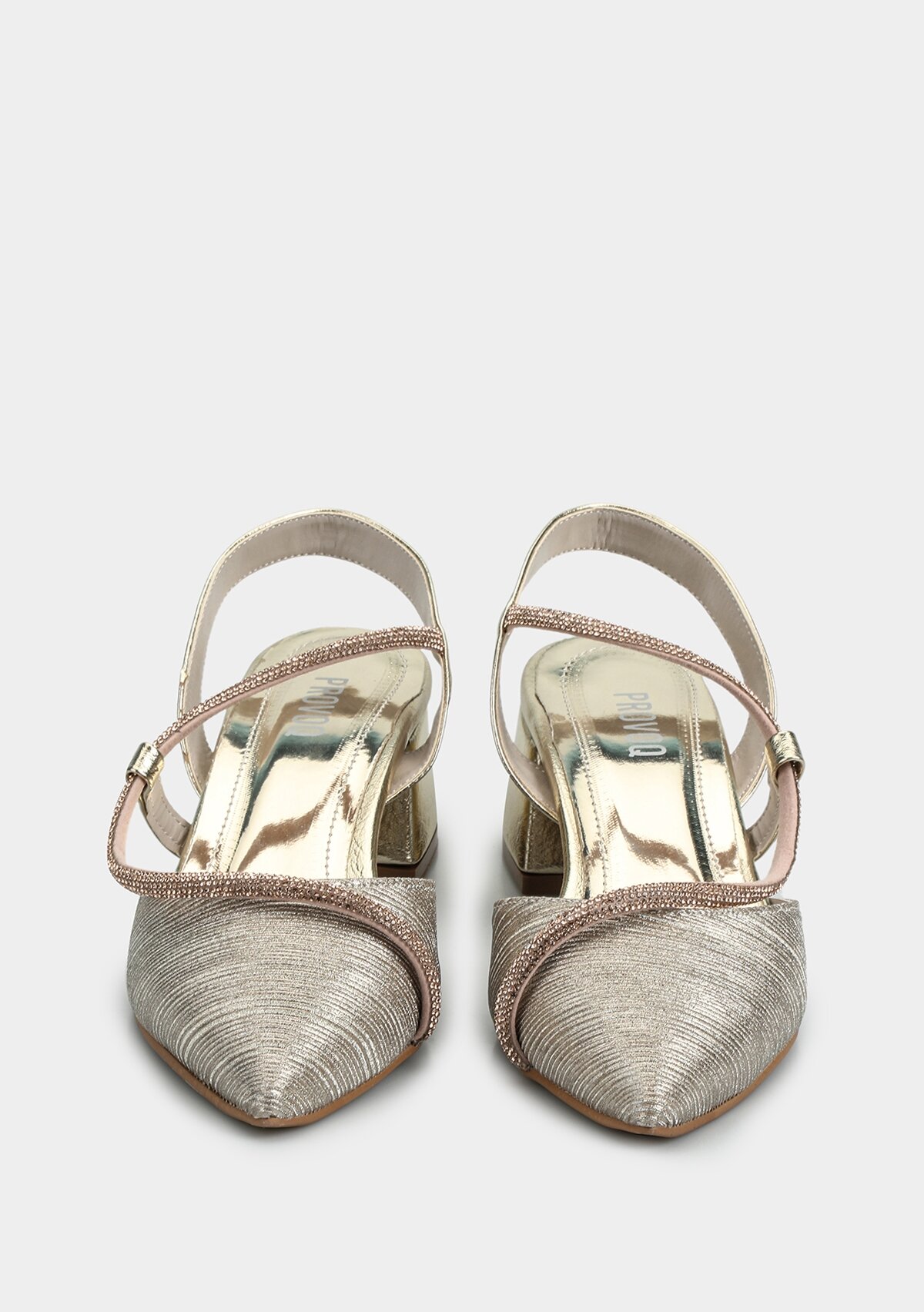 Altın Kadın Ayakkabı