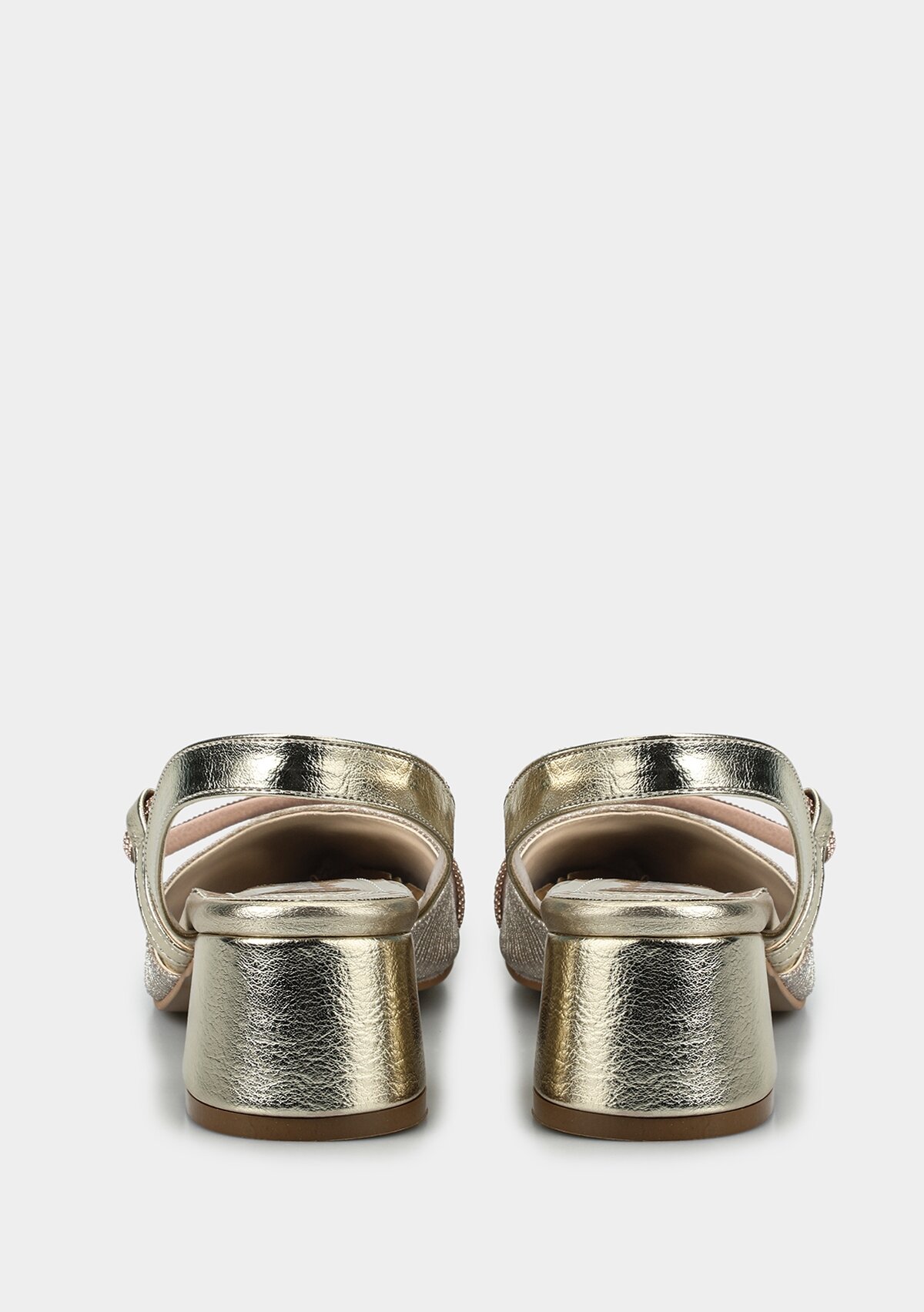 Altın Kadın Ayakkabı