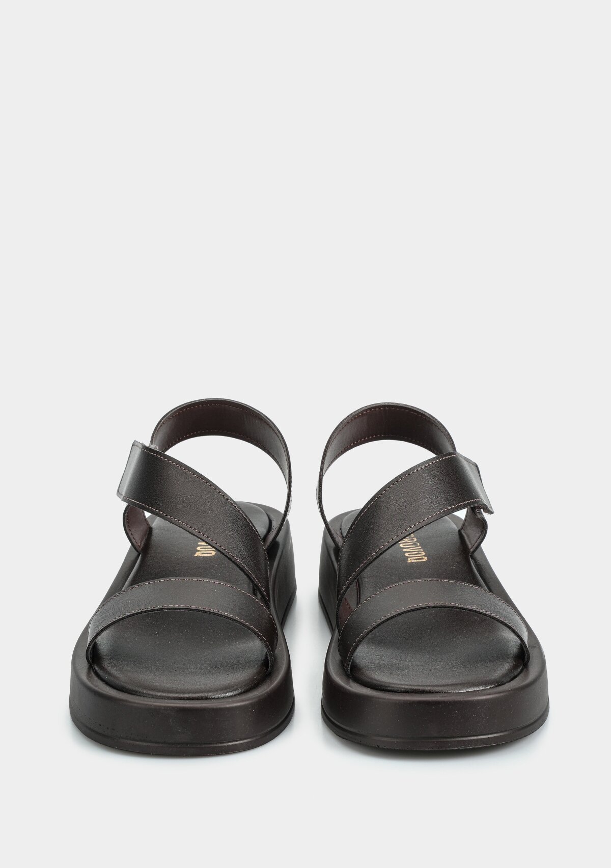 Kahve Kadın Düz Sandalet