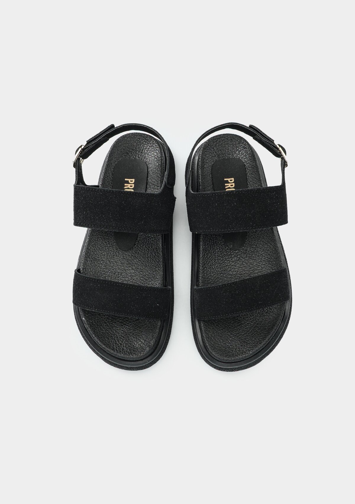 Siyah Kadın Düz Sandalet