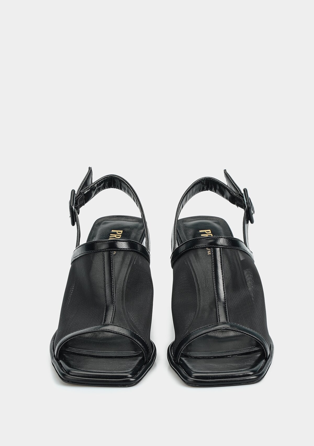 Siyah Kadın Topuklu Sandalet