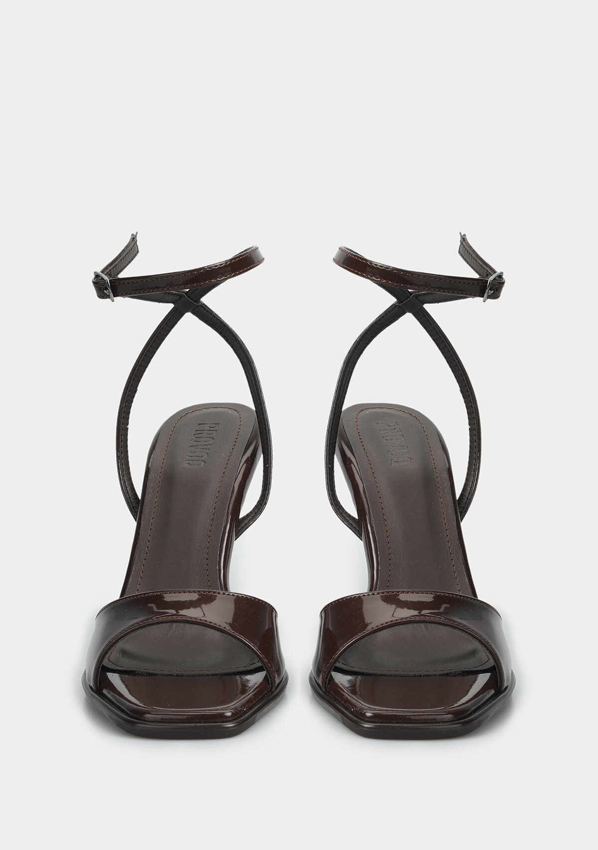 Kahve Kadın Topuklu Sandalet